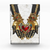 Het offer - Hart in Handen Fotoblokken (Voorkant)