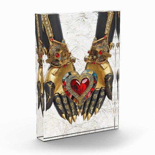 Het offer - Hart in Handen Fotoblokken (Links)