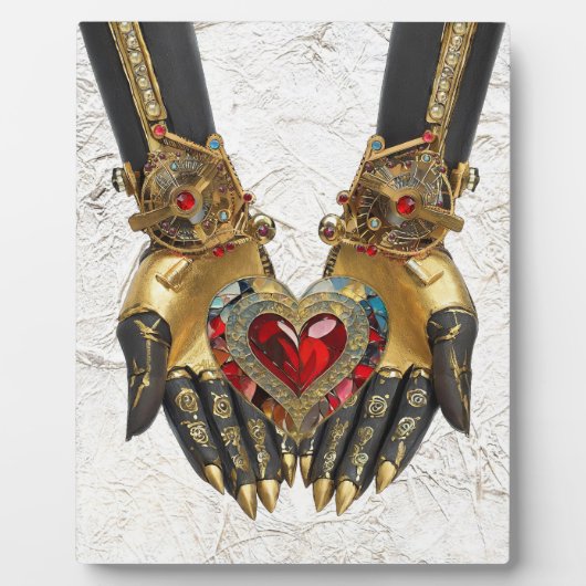 Het offer - Hart in Handen Fotoplaat (Voorkant)