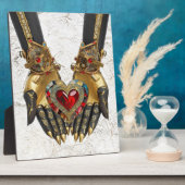 Het offer - Hart in Handen Fotoplaat (Zijkant)