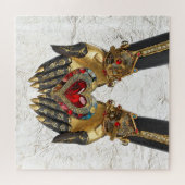 Het offer - Hart in Handen Legpuzzel (Horizontaal)