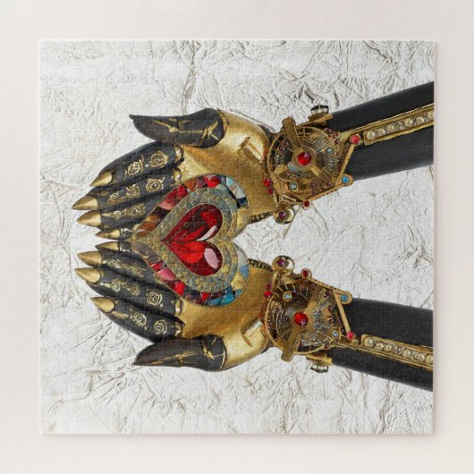 Het offer - Hart in Handen Legpuzzel (Horizontaal)