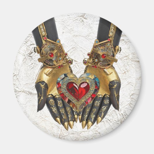 Het offer - Hart in Handen Magneet (Voorkant)