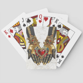 Het offer - Hart in Handen Pokerkaarten