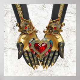 Het offer - Hart in Handen Poster