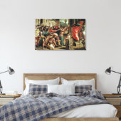 Het offer in Lystra (cartoon voor de Sistine C Canvas Afdruk (Insitu (Slaapkamer))