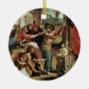 Het offer in Lystra (cartoon voor de Sistine C Keramisch Ornament