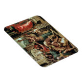 Het offer in Lystra (cartoon voor de Sistine C Magneet (Rechterzijde)