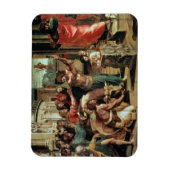 Het offer in Lystra (cartoon voor de Sistine C Magneet (Verticaal)