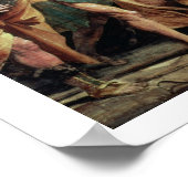 Het offer in Lystra (cartoon voor de Sistine C Poster (Hoek)