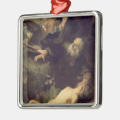 Het offer van Abraham, 1635 Metalen Ornament (Links)