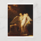 Het offer van het Roos, Fragonard Briefkaart (Voorkant)