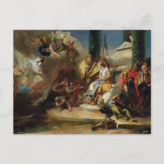 Het offer van Iphigenia Briefkaart (Voorkant)