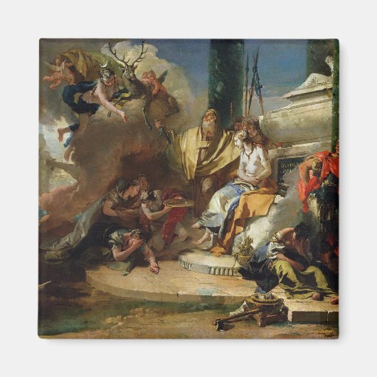 Het offer van Iphigenia Magneet (Voorkant)