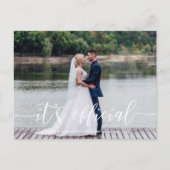 Het officiële Briefkaart van de aankondiging van h (Voorkant)