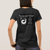 Het officiële donkere Tai Chi "To Go" T-shirt (Achterkant)