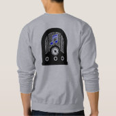 Het officiële grijze oude Friends Radio Sweatshirt (Achterkant)