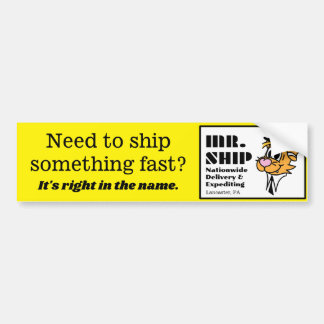 Het officiële Mr. Schip Bumpersticker