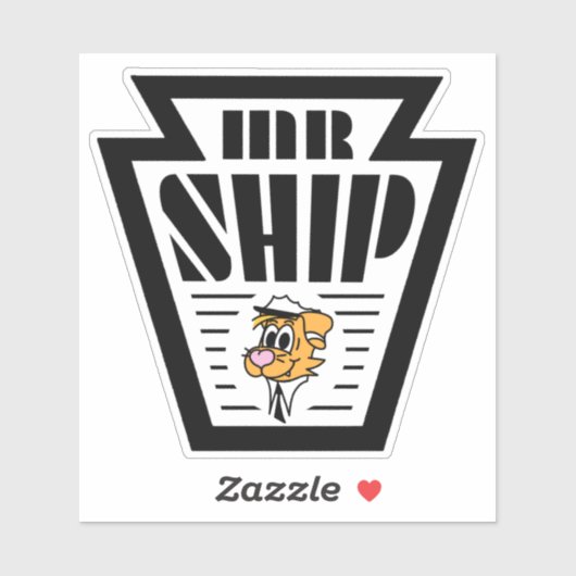 Het officiële Mr. Schip Sticker (Vel)