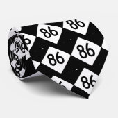 Het officiële oude Stropdas van 86 (Opgerold)