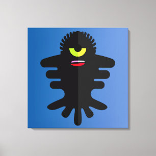 Het officiële Portret van de Familie kri-Blahn Canvas Afdruk