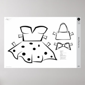 Het OG-papierkostuum: GROOT Poster