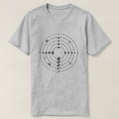 Het Ogham Wheel T-shirt (Design voorkant)