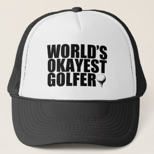 Het Okayest Golfer grappige pet ter wereld