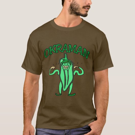 Het Okra Man T-shirt (Voorkant)
