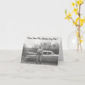 Het Old Deer Hunter Wenskaart Kaart (Gele Bloem)