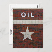 Het oliepalk in Texas Briefkaart (Voorkant / Achterkant)