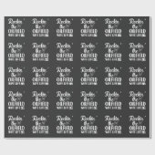 Het olieplatform Oilfield Wife Life wordt gerakeld Cadeaupapier (Vlak)