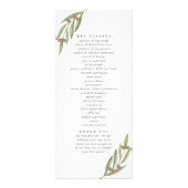 Het Olive Branch Wedding Collectie - Programma (Achterkant)