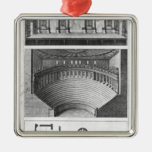 Het Olympisch theater in Vicenza Metalen Ornament