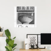 Het Olympisch theater in Vicenza Poster (Thuiskantoor)