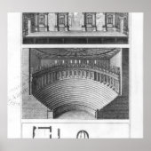 Het Olympisch theater in Vicenza Poster (Voorkant)