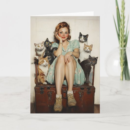 Het omarmen van de Retro Crazy Cat Lady Vibes (Voorkant)