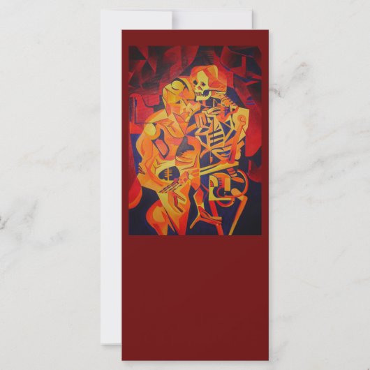 Het omarmen van Dood Colorful Geometric Art (Voorkant)