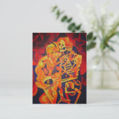 Het omarmen van Dood Colorful Geometric Art Briefkaart (Staand voorkant)