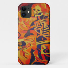 Het omarmen van Dood Colorful Geometric Art iPhone 11 Hoesje