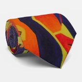 Het omarmen van Dood Colorful Geometric Art Stropdas (Opgerold)