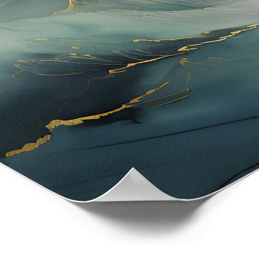 Het omarmen van mist, wolken en de schoonheid van  poster (Hoek)