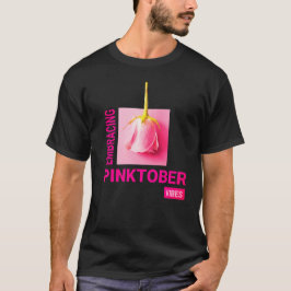 Het omarmen van Pinktober Vibes - Borstkanker Awar T-shirt