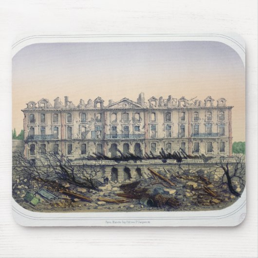 Het ombardeerde Chateau de Meudon Muismat (Voorkant)