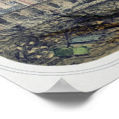 Het ombardeerde Chateau de Meudon Poster (Hoek)