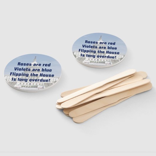 Het omdraaien van de Tweede Kamer Handwaaier (Niet-gemonteerd)