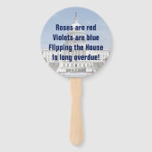 Het omdraaien van de Tweede Kamer Handwaaier (Voorkant)