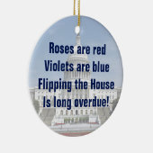 Het omdraaien van de Tweede Kamer Keramisch Ornament (Rechts)