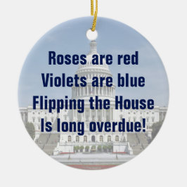 Het omdraaien van de Tweede Kamer Keramisch Ornament