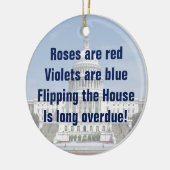 Het omdraaien van de Tweede Kamer Keramisch Ornament (Links)